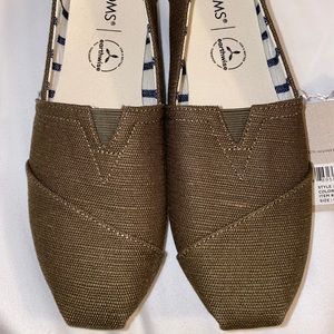 TOMS Solid Canvas Flat